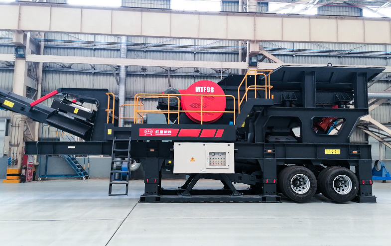 MTF輪胎式移動(dòng)破碎篩分站